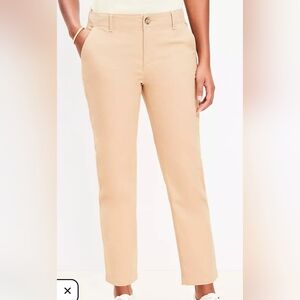 LOFT The Monroe Slim Khaki Casual Pants